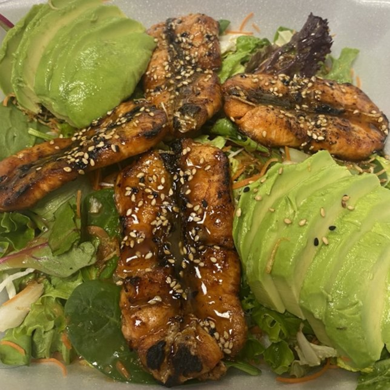 Delicious Salmon Salad at Our Sushi Restaurant